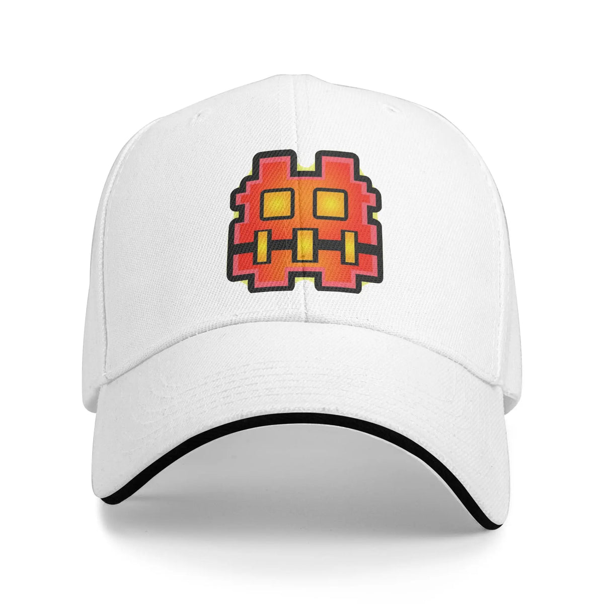 Geometry Game Dash Baseball Cap Casual Unblocked Level Sandwich Hat za moške in ženske, dihalna pokrivala za različne aktivnosti