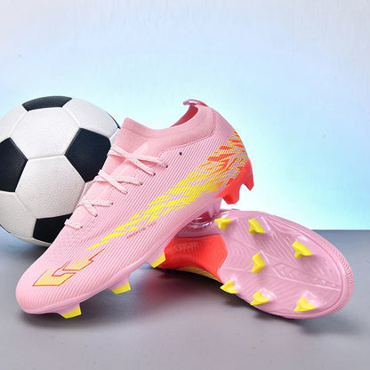 Nouvelles chaussures de football professionnelles pour hommes, chaussures de football antidérapantes, unisexes, respirantes, chaussures de futsal, nouvelles chaussures à crampons, livraison directe, ultralégères