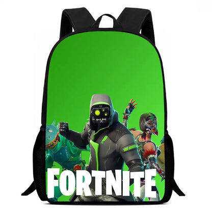 Kids School Backpack Cartoon Fort-nite Bags for Girls Boys Durable Lightweight Large Capacity Breathable