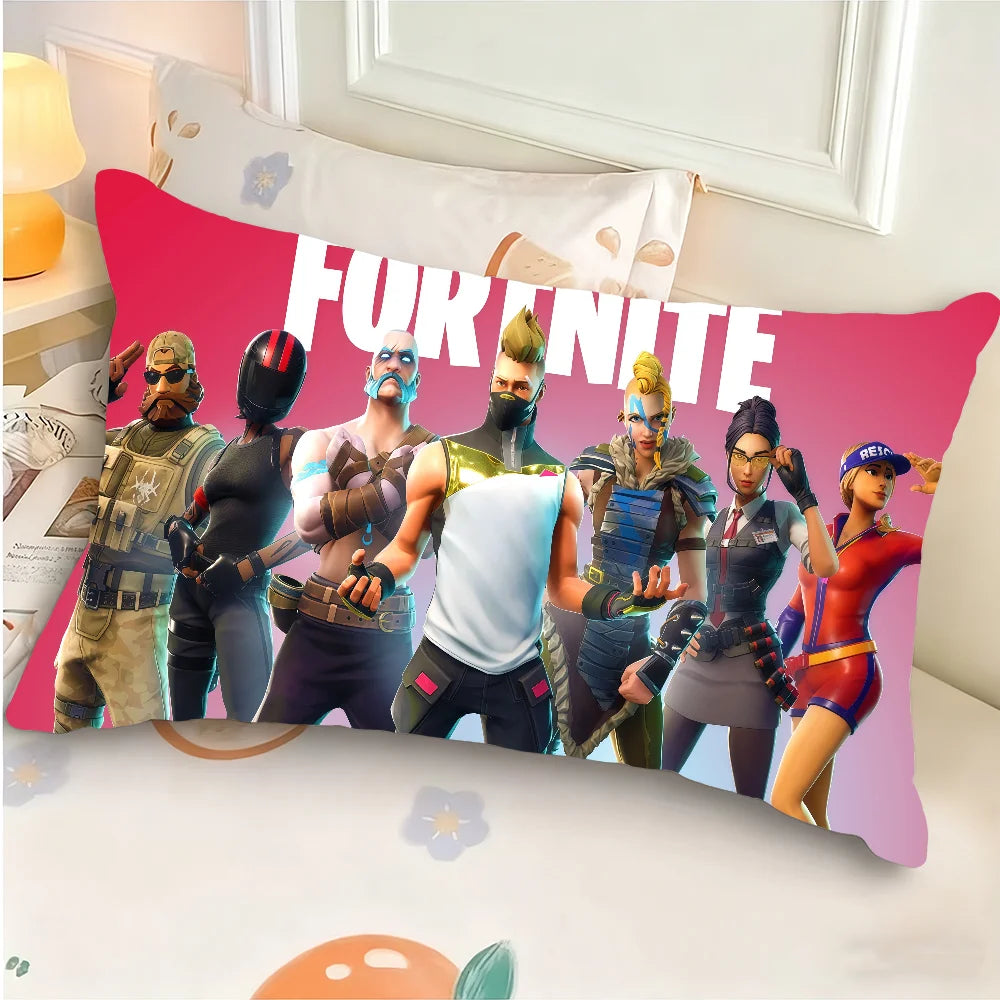 Game F-FORTNITE COOL BRITHDAY cushion cover Rectangle Pillow Case Printing Bedside Sofa Room Home Decoration Pillowcase