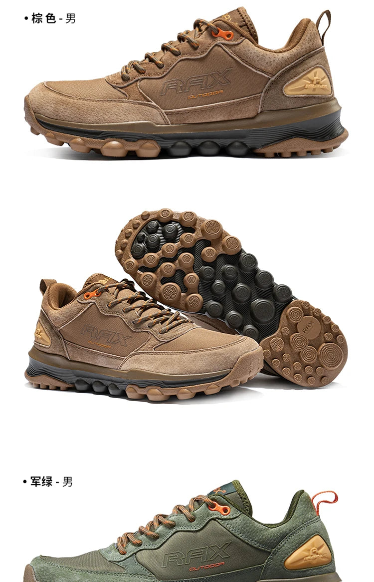 RAX Outdoor Breathable Hiking Shoes for Men Lightweight Walking Trekking Wading Shoes Sport Sneakers Men Outdoor Sneakers Male