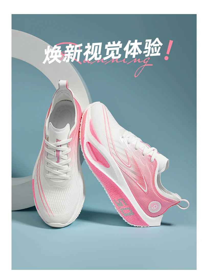 Unisex 2025 Full Carbon Plate Running Shoes, Professional Marathon Racing Lightweight Bounce Cushion Breathable Sports Sneakers