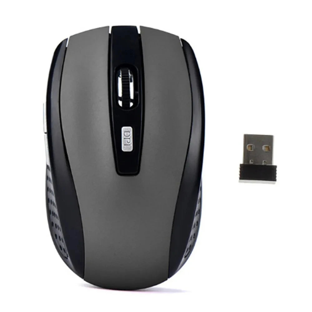 2.4G Wireless Mouse 7500 DPI Ergonomic Gaming Mouse with 6 Buttons, 4-Way Scroll Wheel, USB Optical Wireless Mouse for PC, Laptop & MacBook