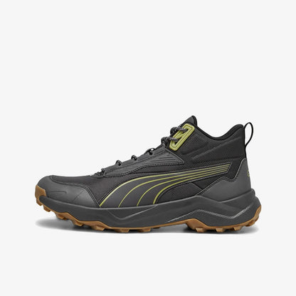 Chaussures de course Puma Authentic OBSTRUCT pour hommes, mi-hautes, avec amorti, élastiques et résistantes à l'usure, 378689-05