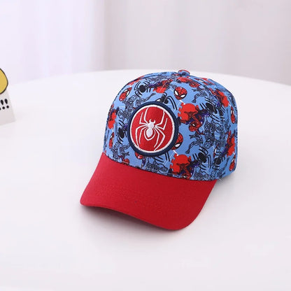 Avengers Iron Man Spiderman Hulk Captain America Baseball cap Cosplay Hat Kids Child Canvas Embroidery Hat Peaked Cap Adjustable