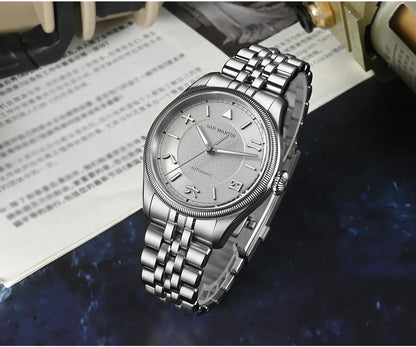 San Martin 39.5mm Men Pilot Watch YN55 Automatic Mechanical Aviation Watches Chinese Style Original Design SN0033 Field Watch