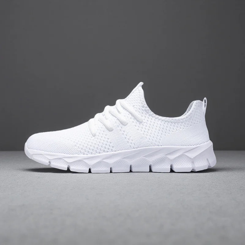 Sneakers til mænd i let mesh, damesko, casual flade sko, løbesko til mænd, bløde tennissko, åndbare herresneakers