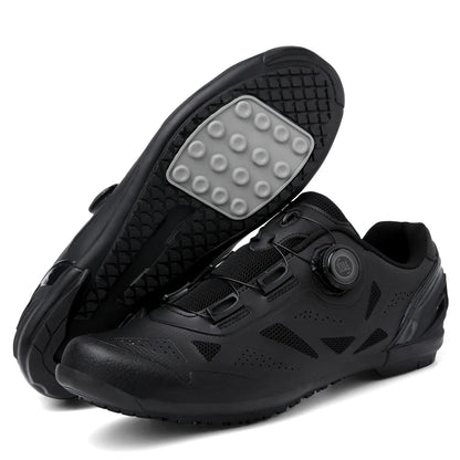 2026 New Men's Non - Slip Breathable Lock - Type Mountain Bike Cycling Shoes Durable Adjustable Outdoor Sports Footwear