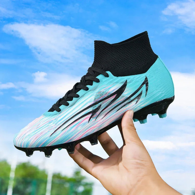 Nouvelles chaussures de football pour hommes, chaussures d'entraînement professionnelles, baskets de match, chaussures de football ultralégères, chaussures de sport pour l'extérieur, antidérapantes, unisexes