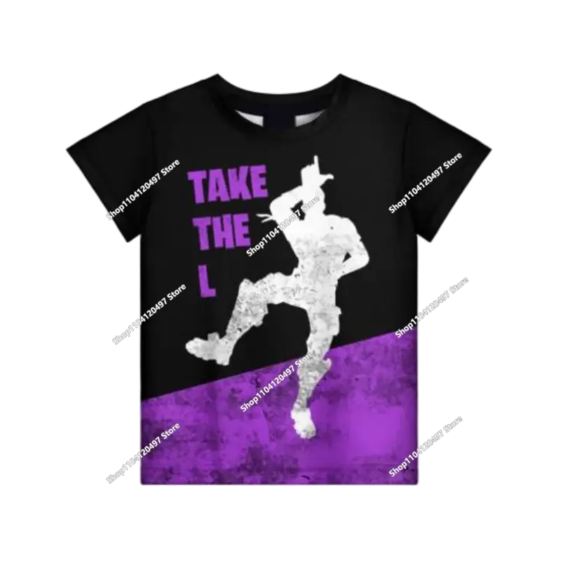 Children's Fortnite Anime Hoodie Men's Streetwear Hip-Hop Sportswear Casual Loose Fit Sweatshirt Outdoor Fashion