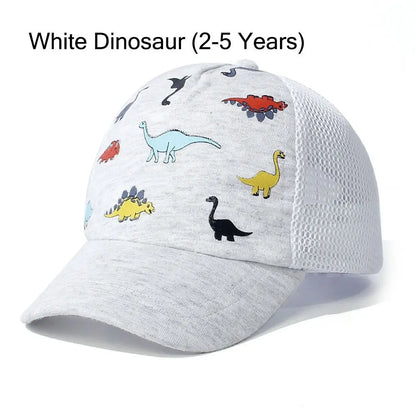 Toddler Baseball Hat Sun Protection Baby Cap Adjustable Fit Mesh Baseball Hat Outdoor Beach Sun Cap for Kids 1-5Years