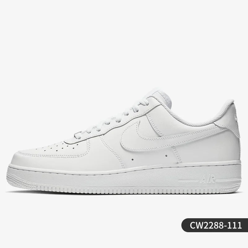 Nike Official Authentic AIR FORCE 1 Men's Casual Wear-Resistant Fashion Board Shoes CW2288-111
