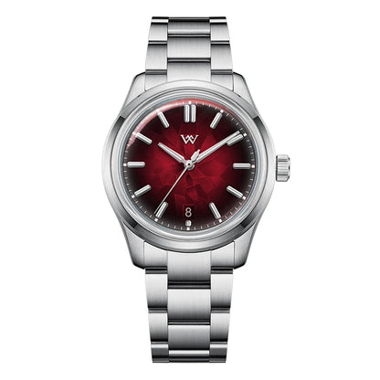 WM Watch Automatic Mechanical Watch NH35 Glacier Series 100M Waterproof AR Coated Sapphire Welly Merck Watch for Men WM226