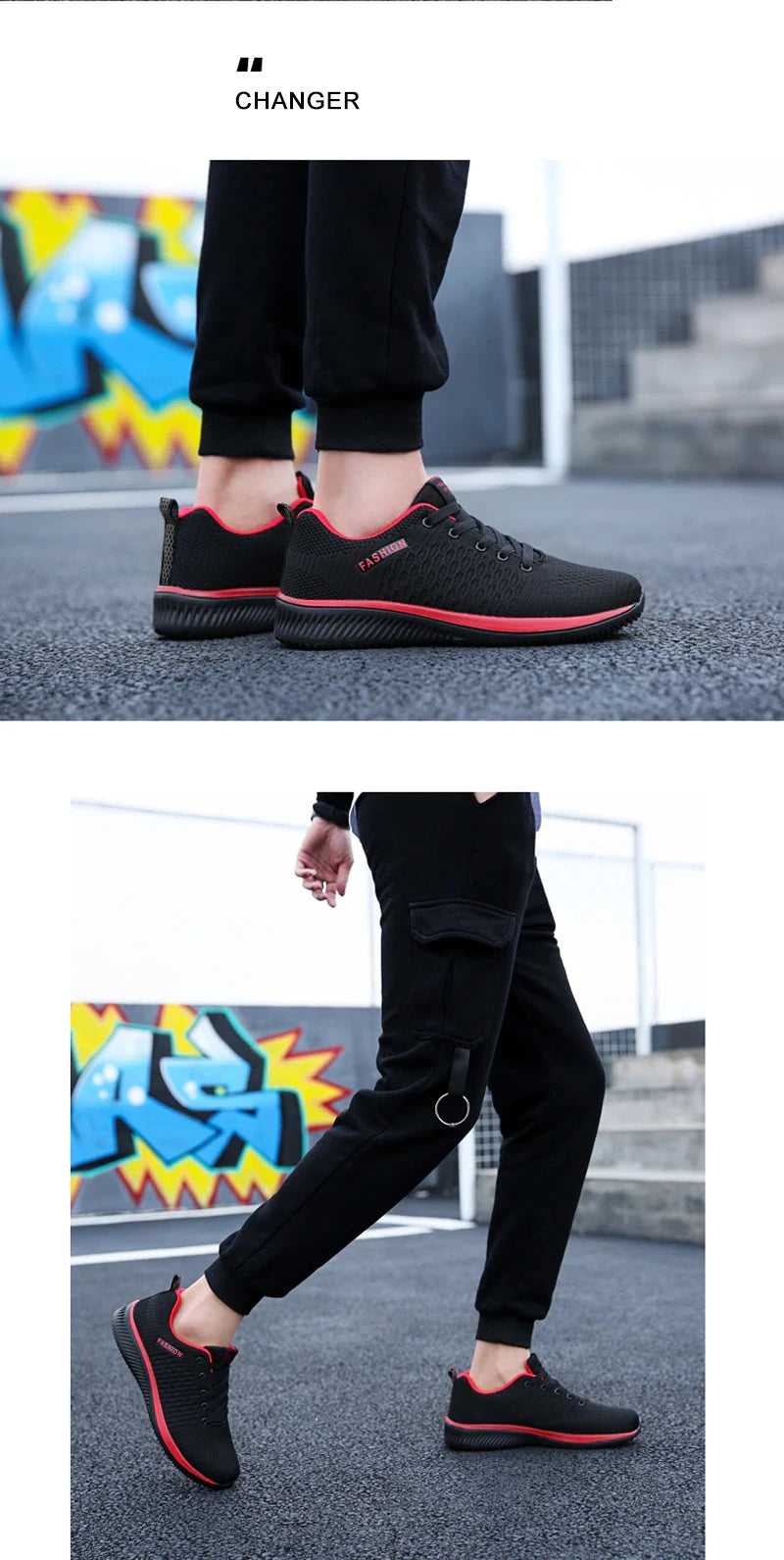 Sneakers da uomo e da donna in maglia, traspiranti, sportive, da corsa, da passeggio e da palestra