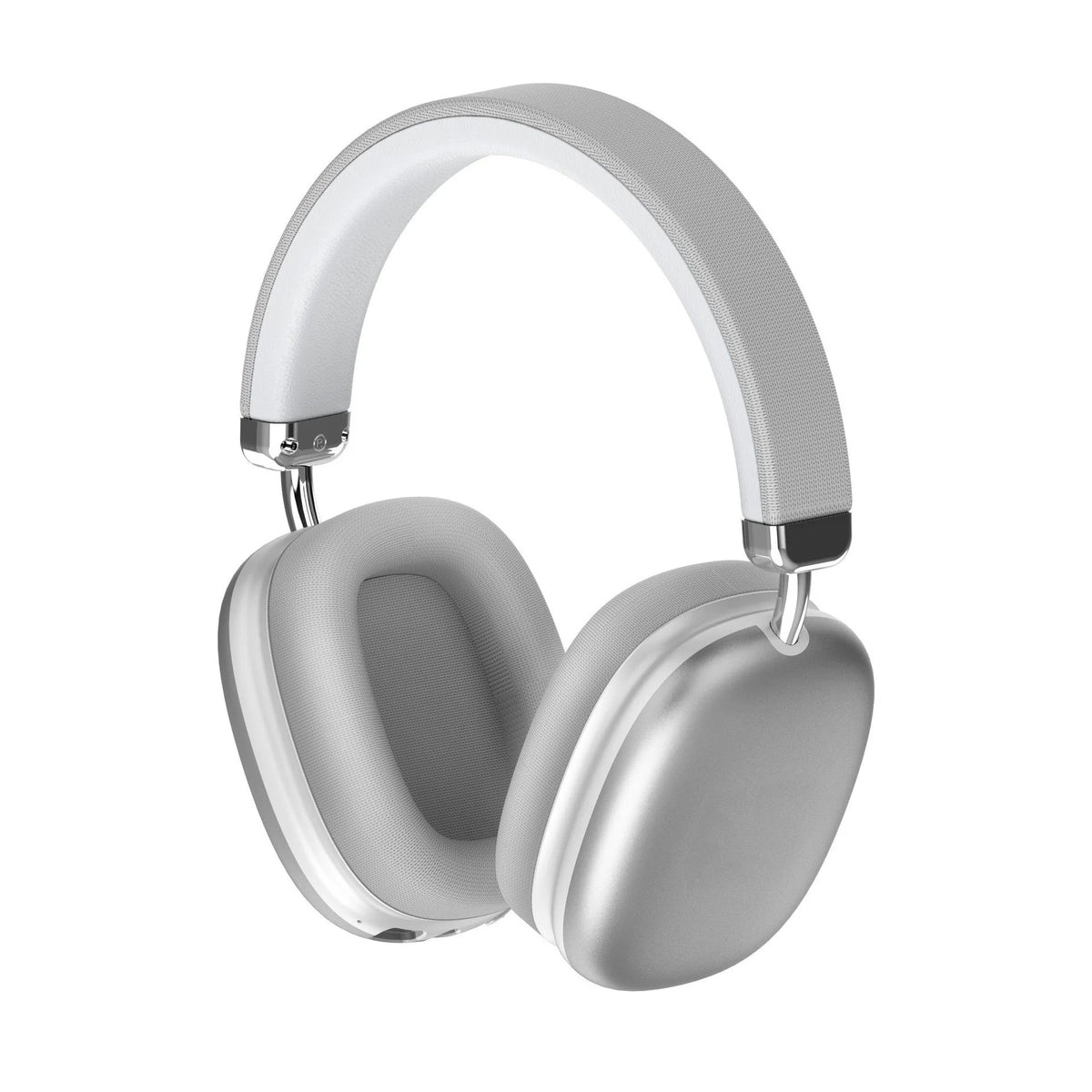 Casque audio supra-auriculaire sans fil Hi-Fi avec bandeau en tissu, tige métallique réglable, pour musique en extérieur, avec suppression du bruit
