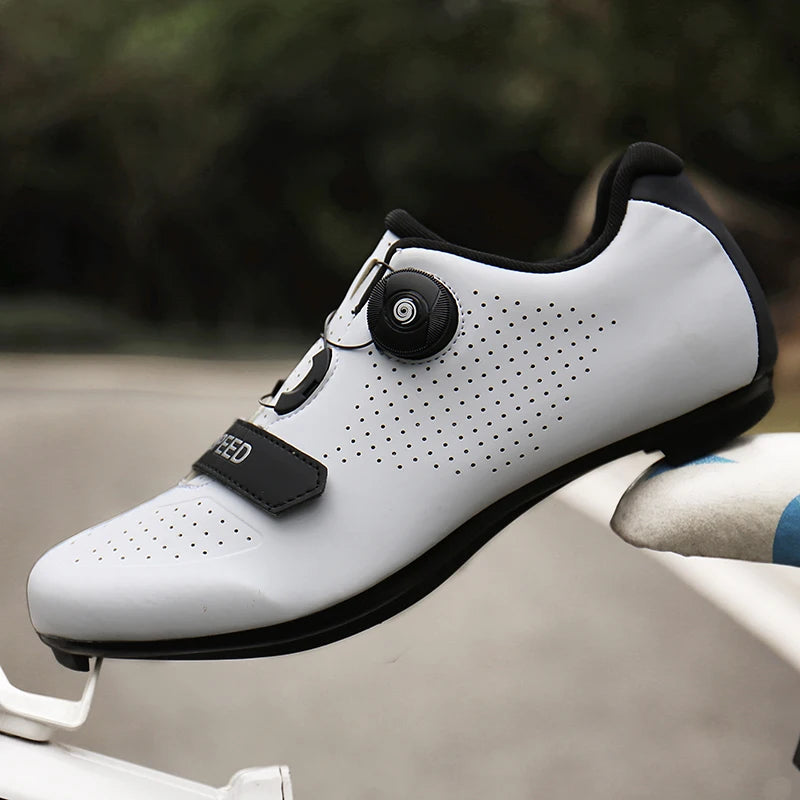 New Unisex Pedal Cycling Shoes, Flat Shoes Suitable for Mountain Sports, Pedal Self-Locking Cycling Shoes, Breathable Cycling Shoes