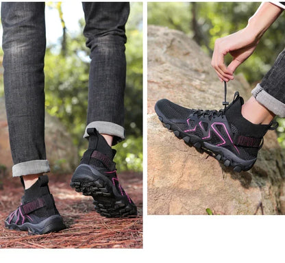 Unisex Breathable Quick-Drying Fishing Water Sport Shoes Summer Upstream Barefoot Aqua Boots Outdoor Non-Slip Women Beach Shoes