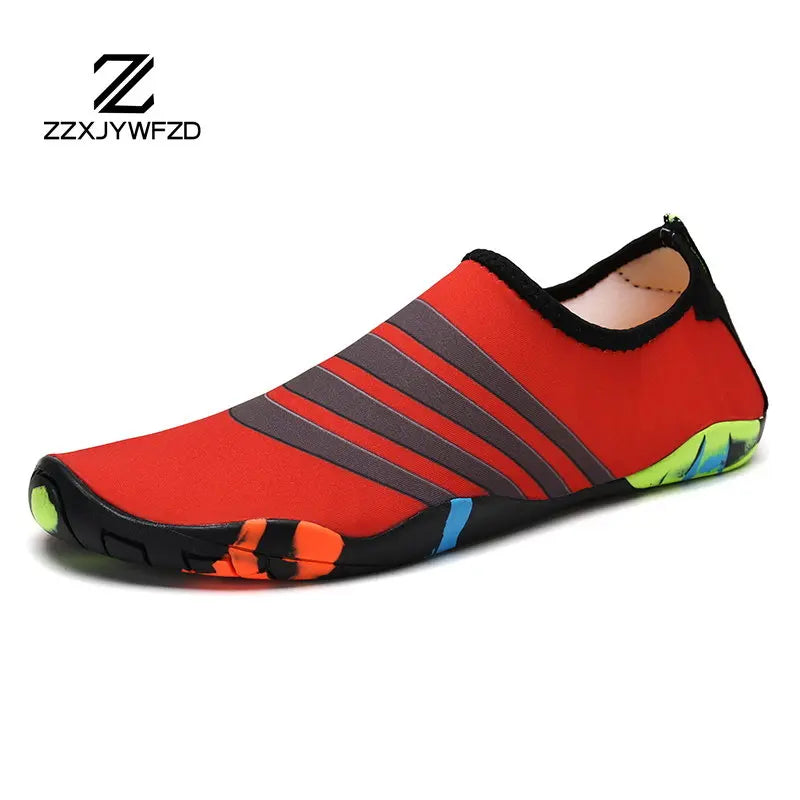 2023Yoga Sports Water Sneakers Unisex Swimming Aqua Seaside Barefoot Slippers Surf Upstream Light Quick-Drying Beach Water Shoes