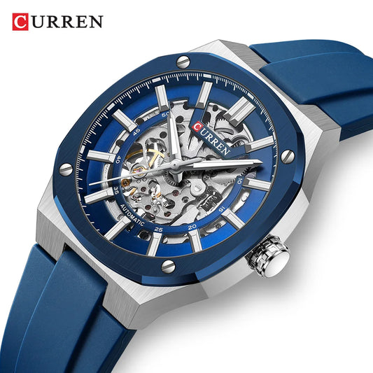 2025 CURREN New Men Mechanical Watch Luxury Sapphire Glass Automatic Watch 41MM Stainless Steel Watch for Men