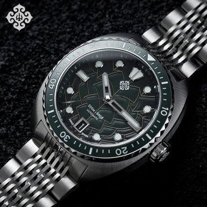 IXDAO IPOSE 2026 New Men's Automatic Mechanical Watch Poseidon Pattern Diving Watch 20Bar Stainless Steel BWG-9 Reloj Hombre