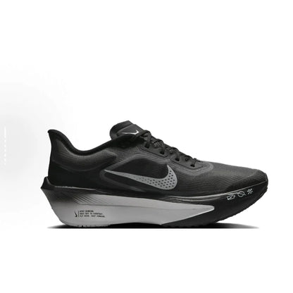 Nike Zoom Fly 6 kényelmes, alacsony szárú, csúszásgátló, tartós futócipő férfiaknak, fekete/szürke FN8454-001