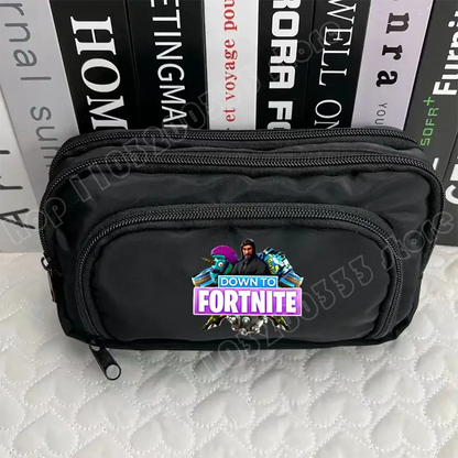 Fortnite Pen Box Creative Game Pattern Pencil Case Harajuku Storage Bag Boy Girl Back to School Supplies Birthday Party Gifts