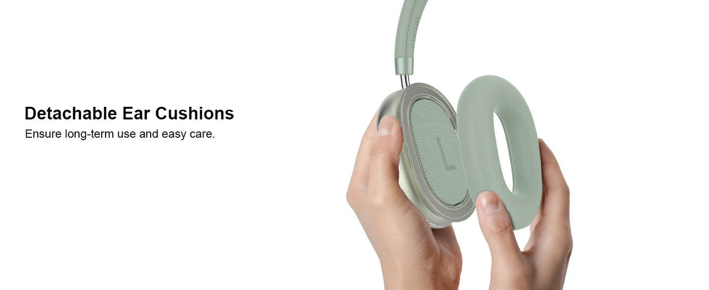 NC95 Hybrid Active Noise Cancelling Headphones Wireless Bluetooth 6.0 Over Ear Headphones with 65H Playtime, Hi-Res Audio, Knob Control