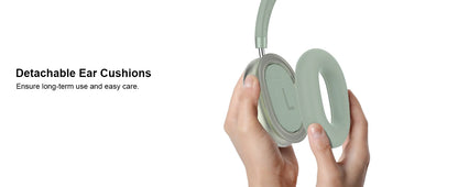 NC95 Hybrid Active Noise Cancelling Headphones Wireless Bluetooth 6.0 Over Ear Headphones with 65H Playtime, Hi-Res Audio, Knob Control