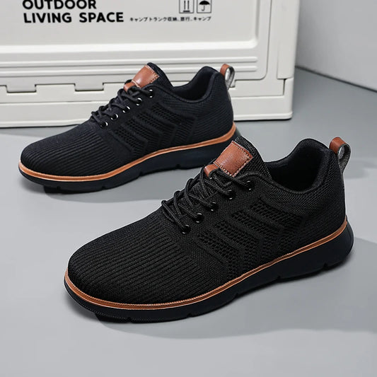 Lässige Sneaker, atmungsaktiv, Herren-Wanderschuhe aus Mesh, weiche Sohle, rutschfest, für den Outdoor-Einsatz, bequeme Laufschuhe, Tenis Masculino