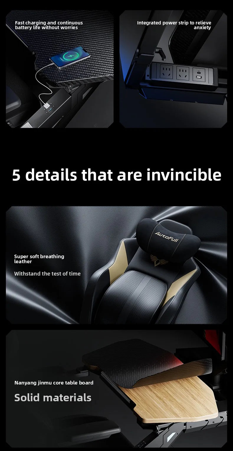 Gaming Office Ergonomic Chair E-sports Pod E-sports Warehouse Cockpit Space Cabin Desk Computer Armchair Ergonomic Chairs