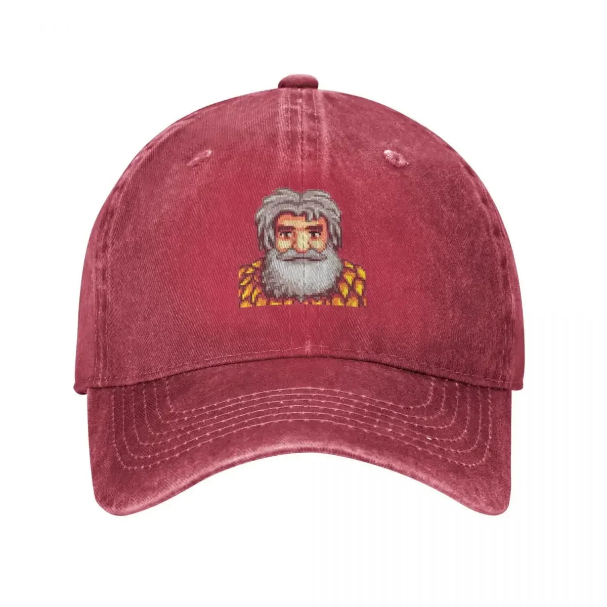 Stardew Valley Linus baseball sapka, napellenzős sapka, vicces sapka, gyerek sapka, luxus férfi és női sapka