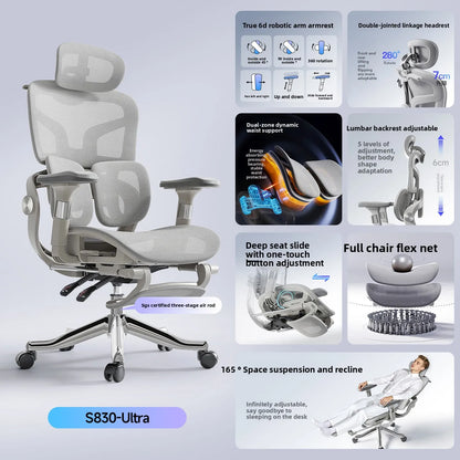 Stable Chair Lifting Waist Computer Chair Ergonomic Chair Office Chair Game Gaming Chair Waist Protection