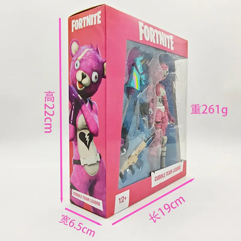 Game Fortnite Raptor Black Knight Skull Trooper Premium Cuddle Team Leader MogulMaster Action Figure Room Decoration Toys Gift