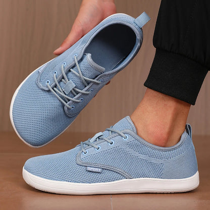 Women's Walking Flat Shoes Soft Mesh Suitable for Travel Wide Palms Lightweight Support Fitness and Leisure Sports Shoes for Men