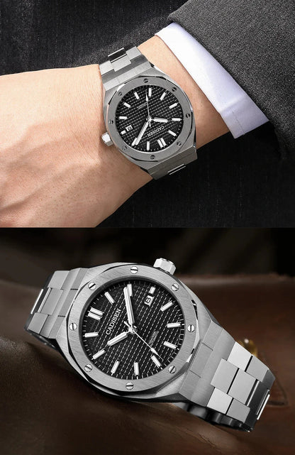 CADISEN Luxury Design 42MM Men's Watches Japan MIYOTA 8215 Sapphire Glass Mechanical Automatic Watch Men 100M Waterproof