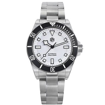 San Martin Grade 5 Titanium Watch SN0121TD PT5000/ST2130 Automatic Movement Watch 300M Waterproof Adjustable Clasp Wristwatch