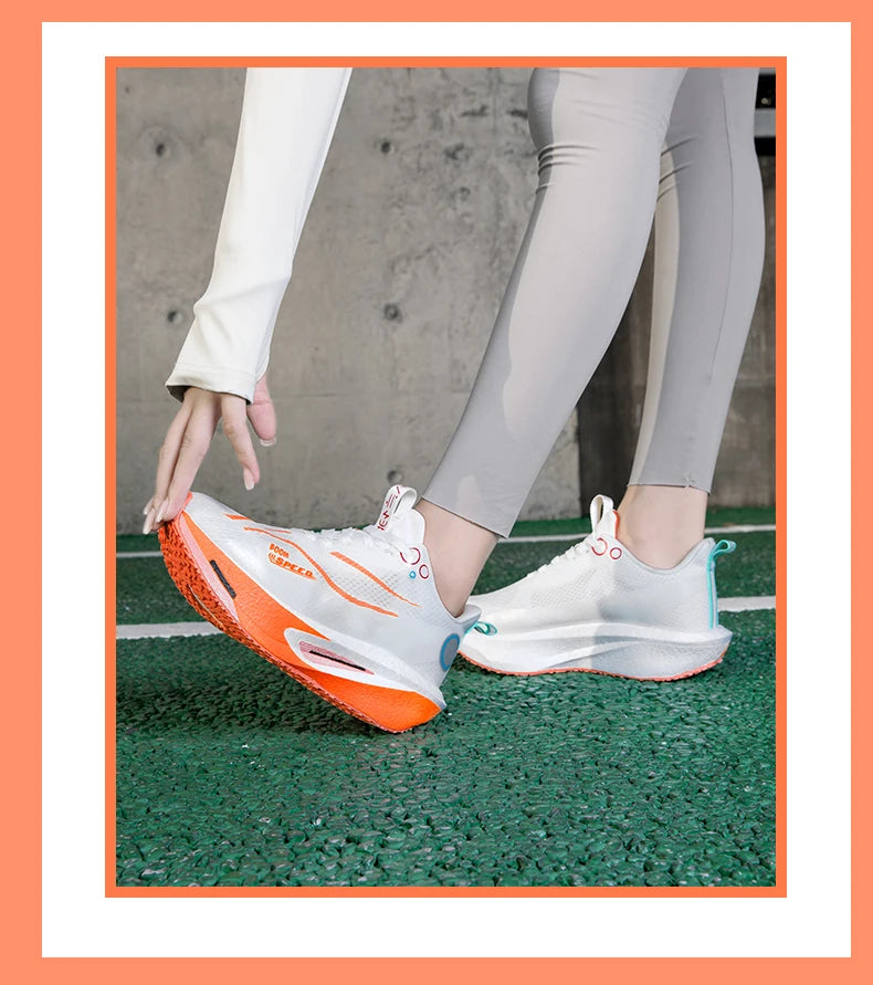 Men's Running Shoes Carbon Plate Professional Breathable Non-slip Cushioning Women's Casual Running Sports Shoes