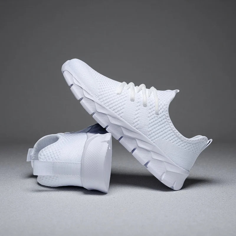 Sneakers til mænd i let mesh, damesko, casual flade sko, løbesko til mænd, bløde tennissko, åndbare herresneakers