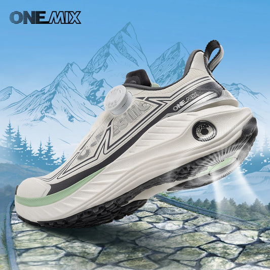 ONEMIX Jesień-Zima Buty podróżne, codzienne i sportowe dla mężczyzn Buty turystyczne do chodzenia na świeżym powietrzu Lekkie, antypoślizgowe buty typu „daddy” Buty trekkingowe dla mężczyzn