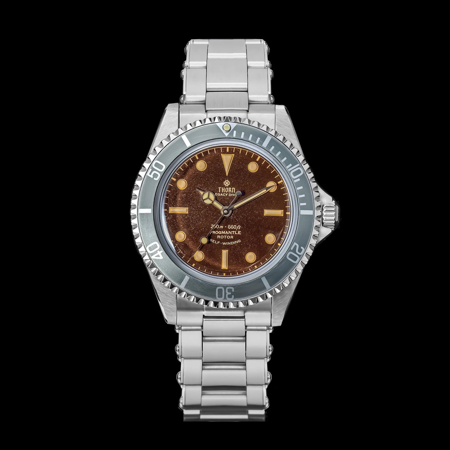 THORN T023 V2 40mm Men's Watch 316 Stainless Steel PT5000 Automatic Movement Mechanical Watch Sapphire 200m Waterproof Wristwatch