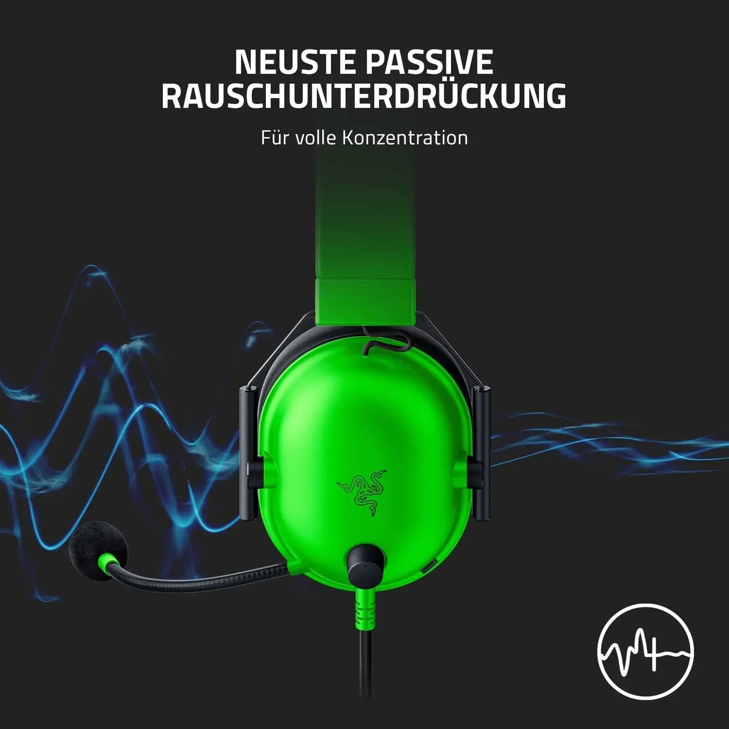 Razer BlackShark V2 X Wired Esports Headset with 7.1 Surround Sound, HyperClear Cardioid Mic & Advanced Passive Noise Cancellation Gaming Headset