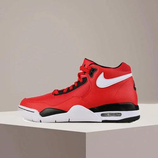 Nike Flight Legacy Mid-Top Retro -koripallokengät, joissa on luistamaton, kestävä ja pehmustettu rakenne – unisex BQ4212-600