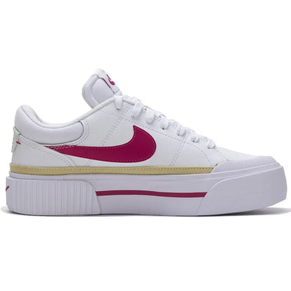 Nike Court Legacy Lift -korotettu pohja: luistamaton, mukava iskunvaimennus, kestävät klassiset lenkkarit DM7590-112