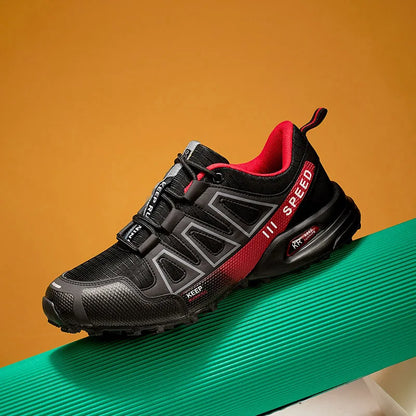 Sapatos de Ciclismo Sem Fecho para Homem, Sapatos de Caminhada Antiderrapantes para Montanha e Todo-o-Terreno, Sapatos Desportivos Respiráveis, Sapatos de Ciclismo de Estrada