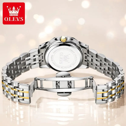 Ceas pentru bărbați OLEVS 9970 – Model elegant cu cadran digital, afișaj pentru dată și zi, rezistent la apă, luminescent, cu mecanism cu cuarț – Ceas de lux original
