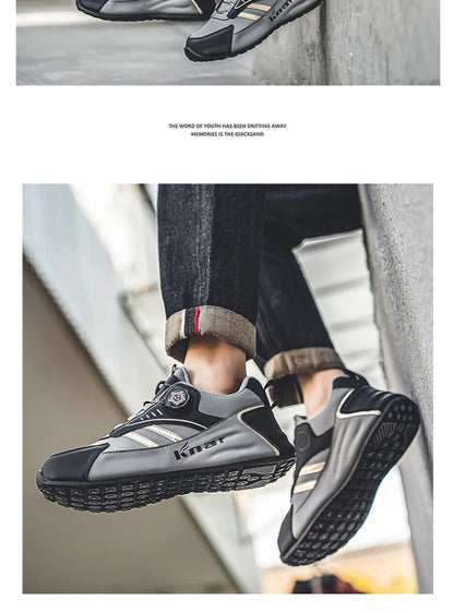 Pánské nové nízké ležérní tenisky v korejském stylu – univerzální „dad shoes“ s měkkou podrážkou, pohodlné a lehké boty na platformě pro každodenní nošení