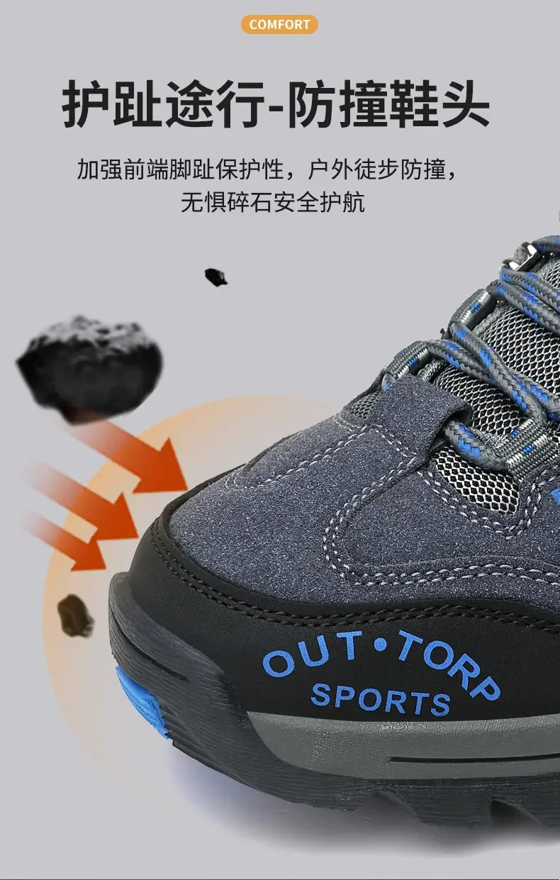 Retro Style Men Sports Shoes Autumn and Winter Short Boots Anti Slip Hiking Shoes Suitable for Ankle Boots Urban Commuting 2025