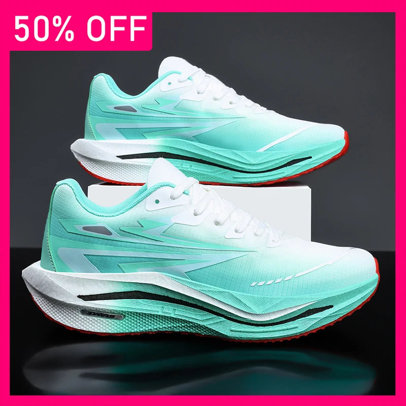 Unisex Sports Shoes Fashionable Lace Up Running Shock-absorbing Anti Slip Rebound Training Shoes 2026 New Outdoor Fitness Shoes