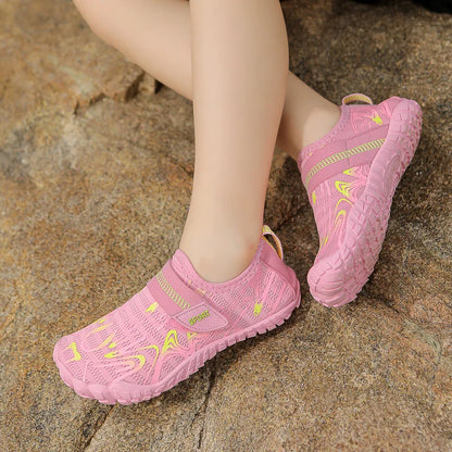 New children's boys and girls beach quick diving shoes, Qianjiang swimming shoes, indoor fitness floor shoes, bathroom shoes, sizes 29-38