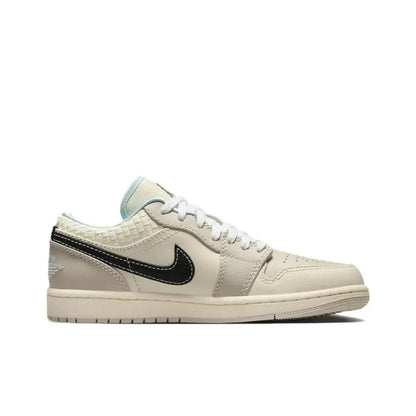 Nike Air Jordan 1 Low unisex-koripallokengät, pehmustettu mukavuus ja kevyt tuki urheiluun ja vapaa-aikaan HQ3440-101